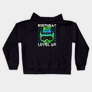 Birthday Boy Time To Level Up Video Game Birthday Boys Kids Hoodie